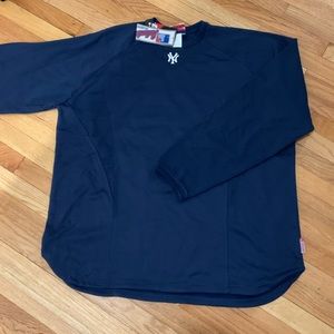Authentic Collection navy blue men’s New York Yankees Long sleeve crew